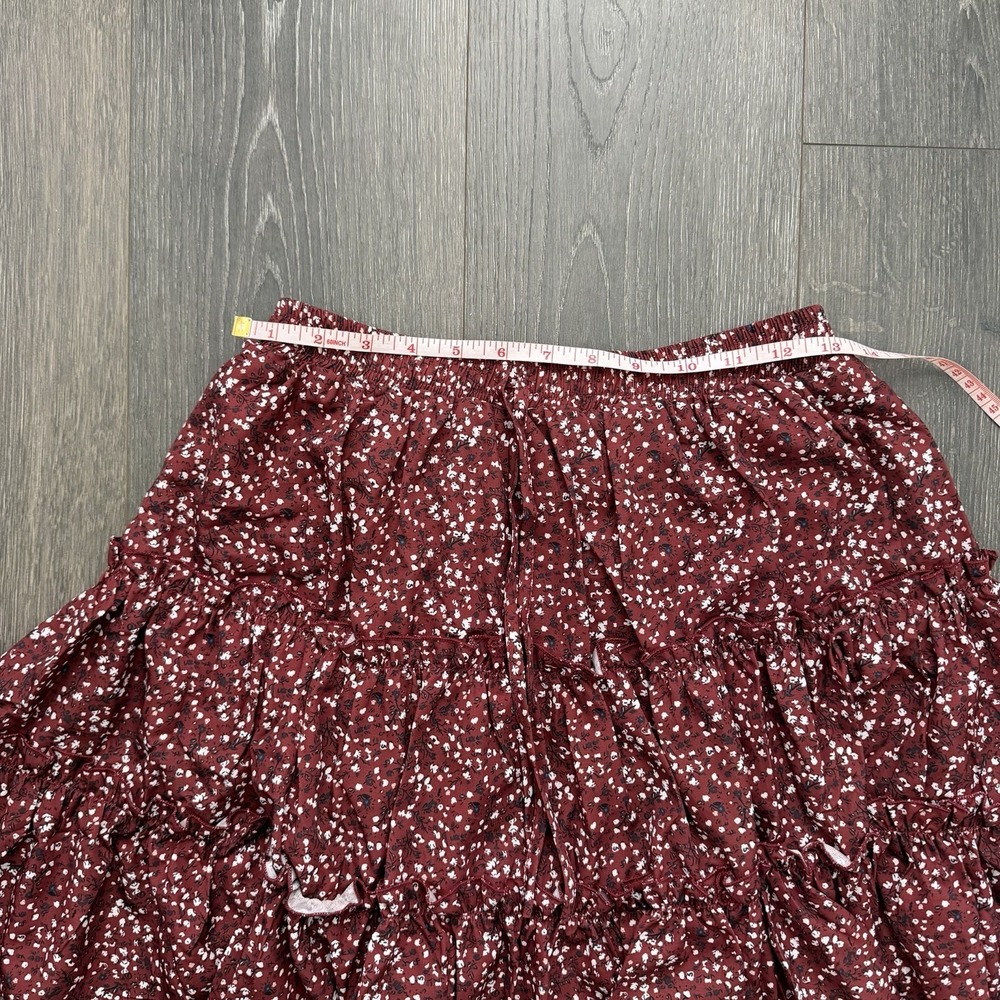 NWT‎ Hayden Los Angeles Floral Tiered Skirt Small Cottage Boho Western Concert - Picture 6 of 7